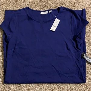 New York & Company T-Shirt Dress - Royal Blue
